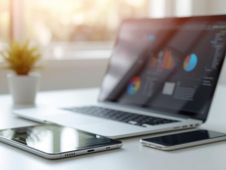 Individuelle Softwaremodule, Apps und Schnittstellen auf modernem Arbeitsplatz.